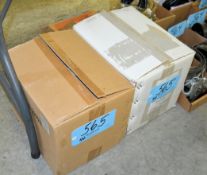 Lot-(1) Warn Mini Electric Winch in (1) Box, and (2) Packaged 12-Volt Winches in Boxes