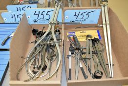 Lot-Spring Divider Calipers in (2) Boxes