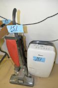 Lot-(1) Hisense Dehumidifier and (1) Kirby Upright Vacuum Cleaner