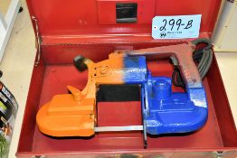 Electric Hand Held Metal Cutting Band Saw with Case