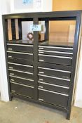 Craftsman Tool Drawer Shelving Unit, (Microwave Not Included)
