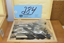 4-Piece Brad Point Drill Bit Set with Case