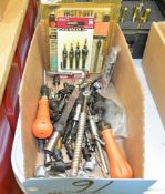 Lot-Drills, Countersinks, Deburs, Etc. in (1) Box