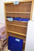 Lot-Plastic Solid Stock with (1) Bookcase