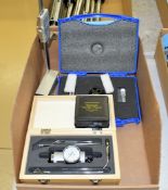 Lot-(1) Coaxial Indicator, (1) Veritas Optical Center Punch and (1) IP54 6