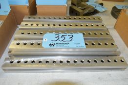 Lot-(2) Aluminum Drilled and Tapped T-Slotted Sub Plates
