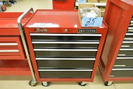 Craftsman 5-Drawer Rolling Tool Box with Gun Servicing Supply Contents