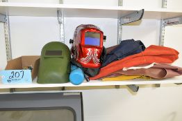 Lot-Welding Helmets and Protective Apparel on (1) Shelf