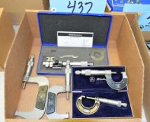 Lot-Various Micrometers in (1) Box