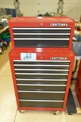 Craftsman 2-Piece, 8-Drawer Rolling Tool Box with 3-Drawer Top Tool Box