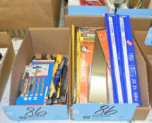 Lot-Various Hand, Jig, and Hack Saw Blades in (1) Box