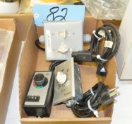 Lot-(3) Various Speed and Timer Controls in (1) Box