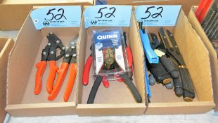 Lot-Various PVC Pipe Cutters, Snap Ring Pliers and Snips in (3) Boxes