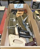 Lot-Hand Saws in (1) Box