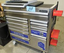 Kobalt Stainless Steel 11-Drawer Rolling Tool Box, (Computer Components Not Included)
