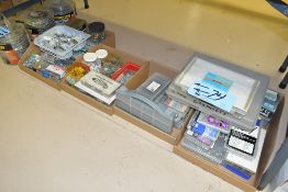 Lot-Screws, Nuts, Eye Screws, Etc. in (4) Boxes and Packaged Under (1) Table