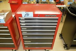 Craftsman 8-Drawer Rolling Tool Box with Screws and Nails Contents