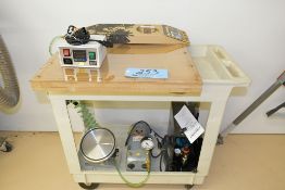 Lot- (1) Gast Vacuum Pump, Roarocket Tug External Valve Kit, Luthiers Blanket Controller, Etc.