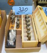 Lot-(2) End Mill Sets and (1) Fly Cutter Set in (1) Box