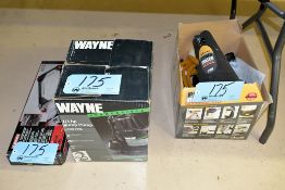 Lot-(1) Wagner Power Roller Set, (1) Wayne 1/3-HP Sump Pump, Etc.