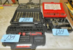 Lot-(4) Various Socket/Wrench Sets
