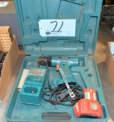 Makita 9.6V Cordless Drill with Battery, Charger, and Case
