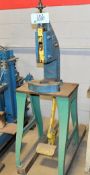 Famco #12 Manual Bench Top Arbor Press, Foot Pedal Operated, with Stand