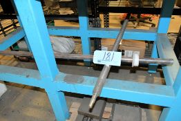 Lot-(1) Machine Screw and (1) Machine Rod Under (1) Bench