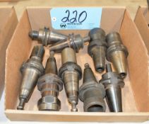 Lot-(9) CAT40 Taper Tool Holders in (1) Box