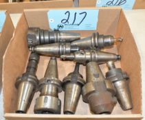 Lot-(9) CAT40 Taper Tool Holders in (1) Box