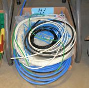 Lot-Various Plastic Tubing in (1) Box Under (1) Table