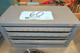 Huot 3-Drawer Fractional End Mill Index Cabinet