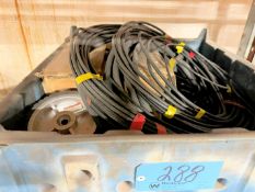 Lot-Wire, Wheels, Etc. in (1) Tub on (1) Shelf