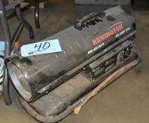 Remington Model HH-45-KFA, 45,000-BTU Portable Kerosene Salamander Heater Under (1) Table