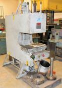 Penntech Industrial Model HGF 135, Hydraulic C-Frame Press, (Not in Service)
