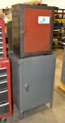 Lot-(2) Short Single Door Cabinets