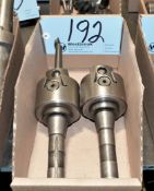 Lot-(2) Boring Heads on R8 Holders in (1) Box