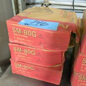 Lot-(3) Spools Hyundai SM-80G, .045 Mig Welding Wire