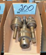 Lot-(3) Various Drill Chucks in (1) Box