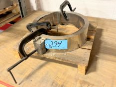 Partial Coil Possibly Stainless/Chrome Steel on (1) Pallet on 3rd Shelf