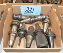 Lot-(9) CAT40 Taper Tool Holders in (1) Box