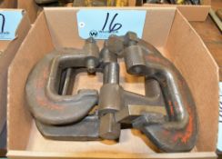 Lot-(4) Various Die Clamps in (1) Box