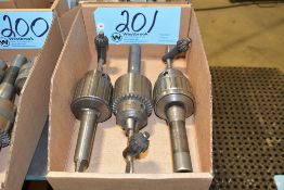 Lot-(2) Jacobs No. 16 and (1) Jacobs No. 36 Drill Chucks in (1) Box