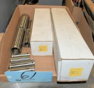 Lot-(2) CAT50 Tool Holders and Collets in (1) Box