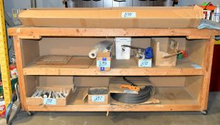 Portable Wood Shelving Cart