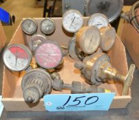 Lot-Various Oxygen/Acetylene Gages in (1) Box