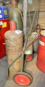Oxygen/Acetylene Tank Cart, with Tanks