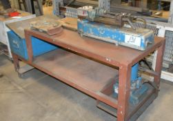 Parker-Hannifin 832, Hydraulic Bender, with Dies and Cart