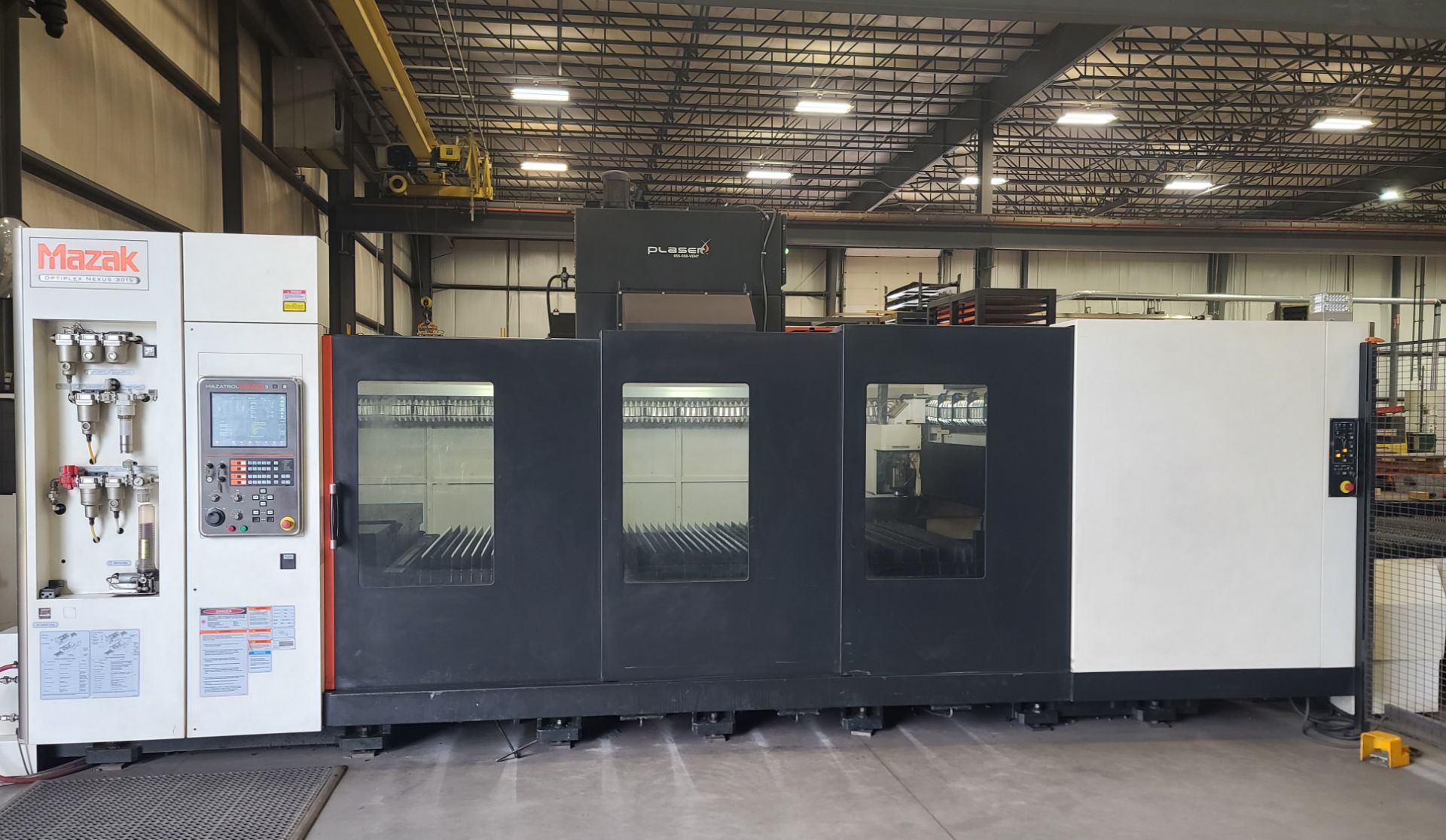 Mazak Model Optiplex 3015 Nexus Co2 Laser, 2.5 KW, 60" x 120", Dust Collector, Chiller (2015) - Image 2 of 17