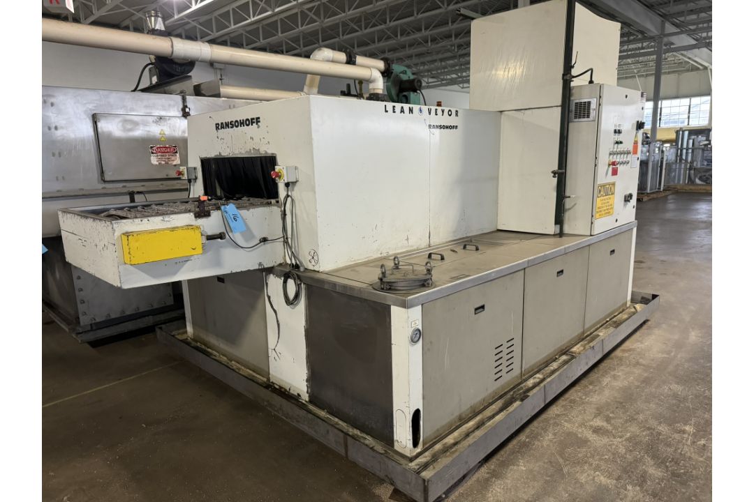 Ransoff Electric Parts Washer, 20" Belt Width, Extra Filters (2009) - Image 1 of 9